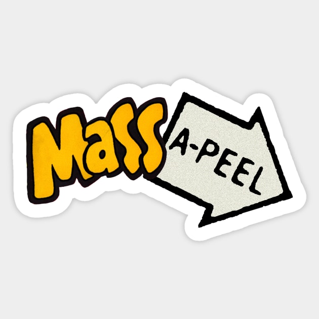 Mass A-Peel Sticker by Abstract